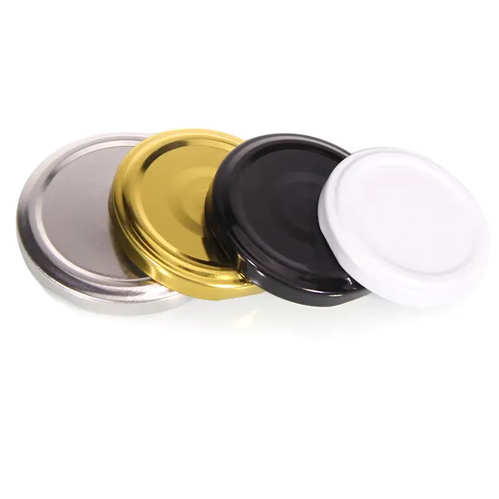 38mm 43mm Pop Top Safety Button Metal Twist off Lug Lids 