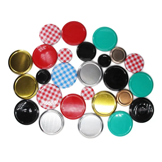 Wholesale Hot Sell Popular Size 70mm 82mm Screw Top Tinplate Lug Lid for Glass Sauce Jar 