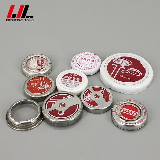 China Factory Metal Can Squeeze Cap Finger Press Lid for Square Metal Tin Can 