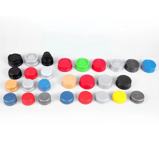 Stock Various Styles of Plastic Engine Oil Bottle Caps and Oil Container Caps for Lubricating Oil Bottles 