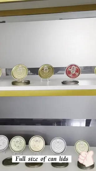 Whole Sale 65mm Round Type Easi Open Bottl Cap Food for Cover Food Lid Lid Lever Tin 