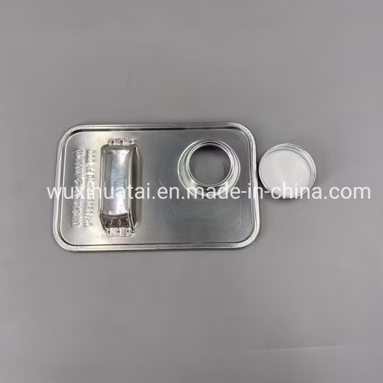 Chemical Tinplate Metal Square Tin Can Lid, Motor Can Lid, Screw Caps