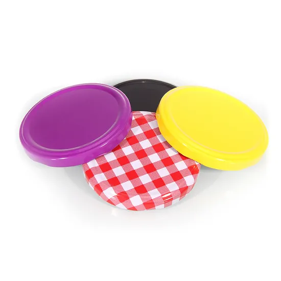 Premium Food Grade Glass Jam Jars with Metal Lug Lids 
