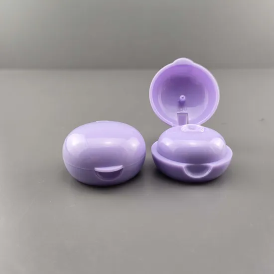 New Design Round Shape Popular Style Purple Color Flip Top Cap 