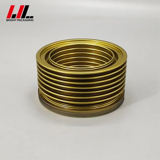 Tinplate Metal Packaging End Ring Lid for Paint Can Round Can Component Tripletite Lever Lid 
