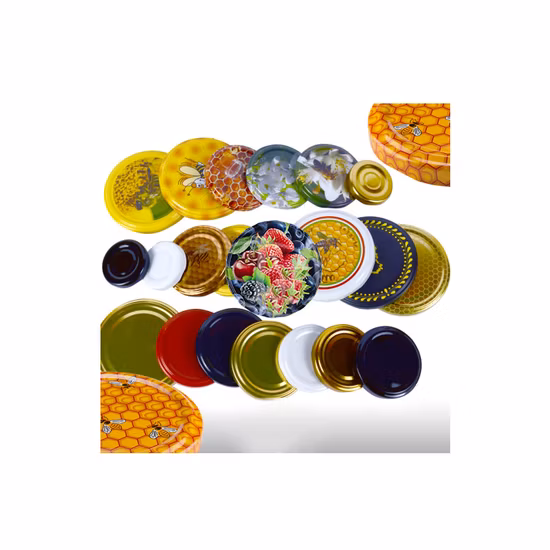 Cheap Price 53mm 63mm Glass Jam Jar Screw Tinplate Lug Lid