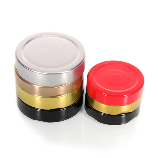 38mm 43mm 48mm 53mm 58mm 63mm 70mm 82mm Metal Printed Food Metal Lug Lid Tinplate Lids for Glass Jar 