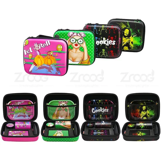 Smoke Shop New Arrivals Bucket Handbag Gift Metal Rolling Tray Smoking Set Electric Herb Grinder Smoking Accessories 