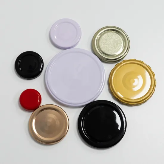 New Design Tinplate Twist off Lug Cap Metal Lid Cover for Bottle 