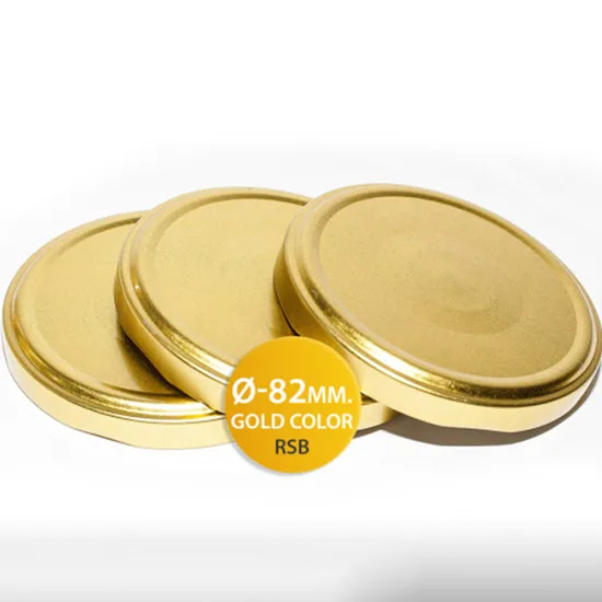 Wholesale 53mm 58mm 63mm 70mm 82mm Glass Pickle Jar Bottle Cap Tinplate Lug Lid 